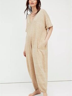 NWT- Free People Everyday Sweater One Piece Oversize Beige Women's Medium